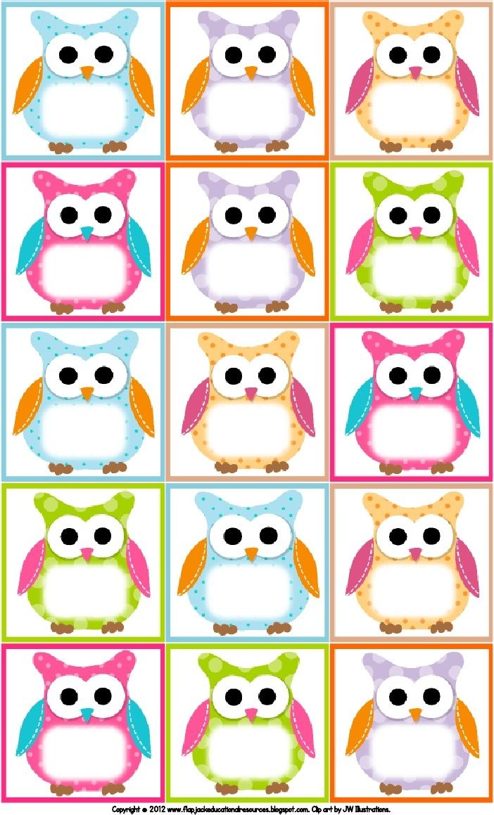 Free Printable Owl Labelsmy Students Always Ask If Owls Are My - Free Owl Printables