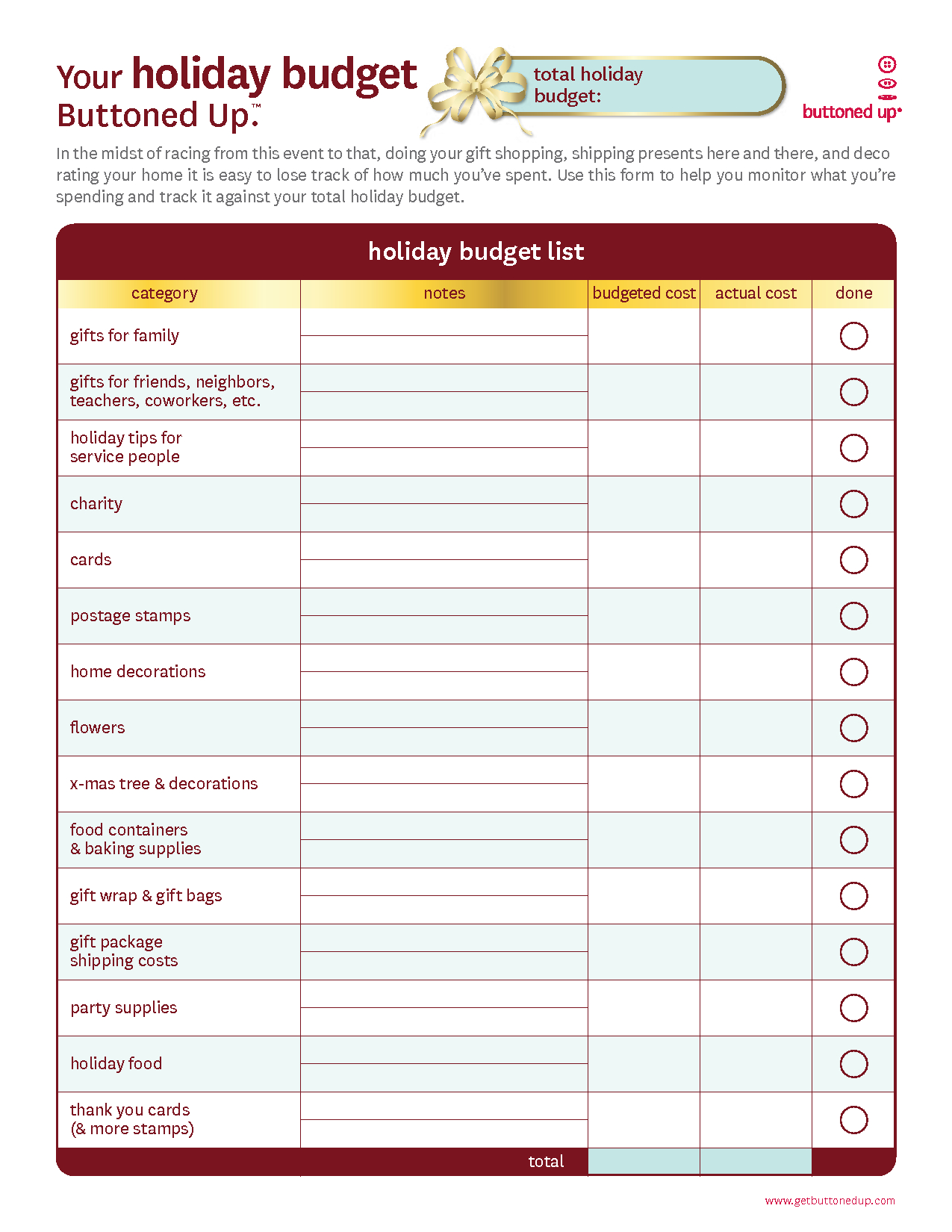 Free Printable Personal Budget Worksheet | Free Printable Holiday - Free Printable Household Expense Sheets