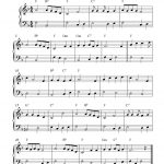 Free Printable Piano Sheet Music | Free Sheet Music Scores: Easy   Free Christmas Piano Sheet Music For Beginners Printable