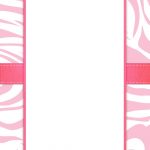 Free Printable Pink Zebra Stripes Invitation | Valentine's | Free   Zebra Print Party Invitations Printable Free