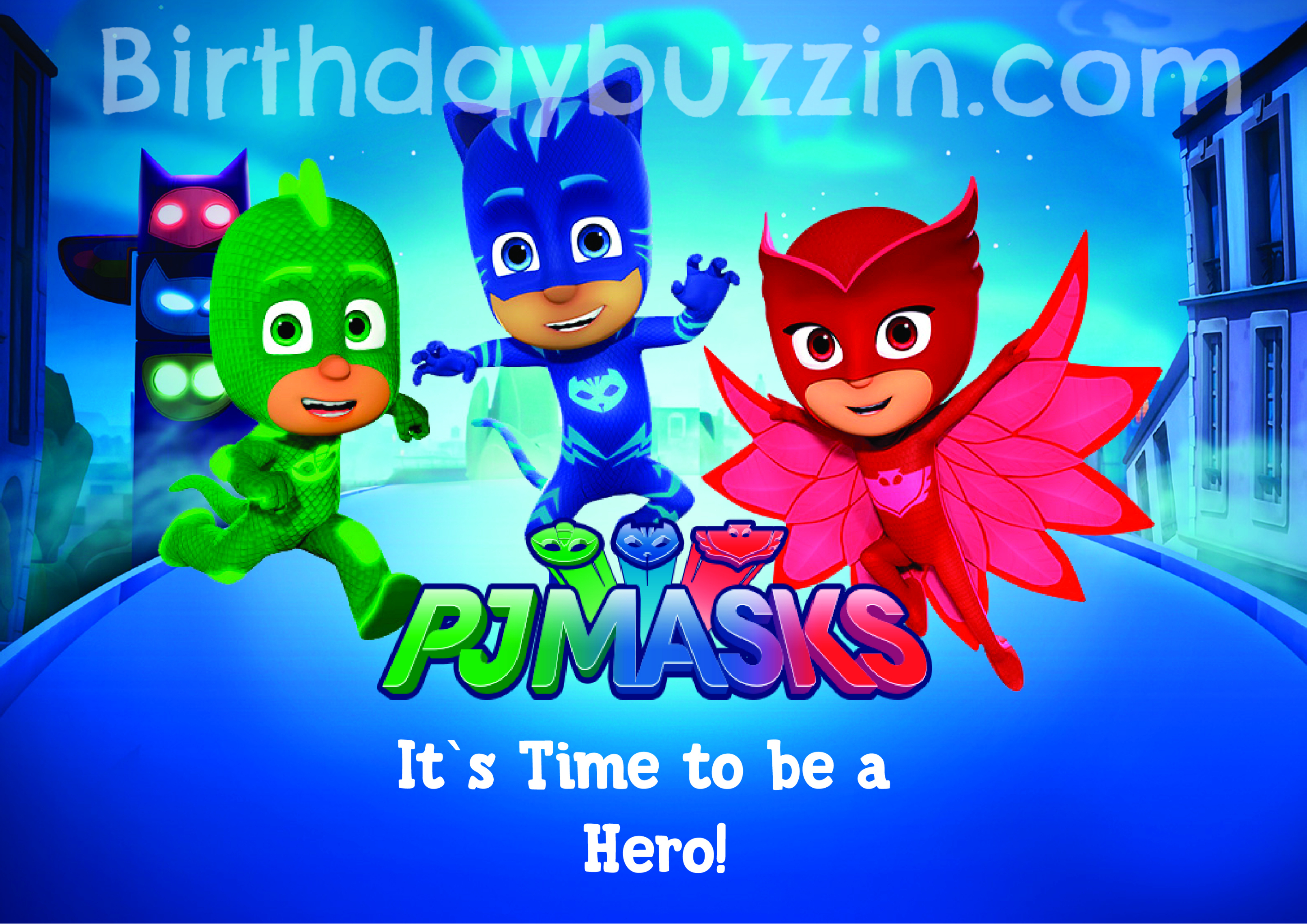 Free Printable Pj Masks Placemats | Birthday Buzzin - Pj Mask Free Printables