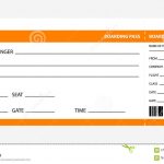 Free Printable Plane Ticket Template   Tutlin.psstech.co   Free Printable Airline Ticket Template