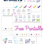 Free Printable Preschool Chore Charts   Free Printable Morning Routine Charts With Pictures