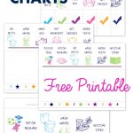 Free Printable Preschool Chore Charts | Kid Stuff | Chore Chart Kids   Free Printable Job Charts For Preschoolers