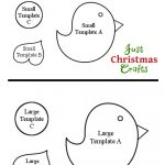 Free Printable Robin Bird Template For Crafts | Christmas   Crafts   Free Printable Felt Patterns