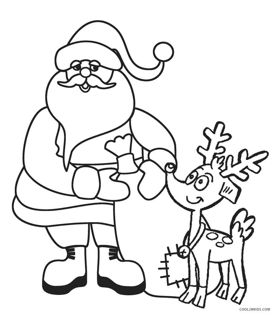Free Printable Santa Coloring Pages For Kids | Cool2Bkids - Santa Coloring Pages Printable Free