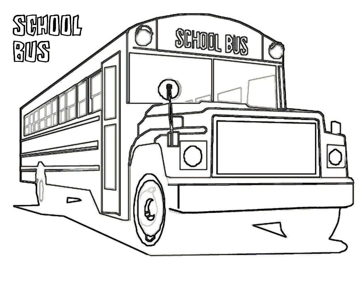 Free Printable School Bus Coloring Pages For Kids - Free Printable School Bus Coloring Pages