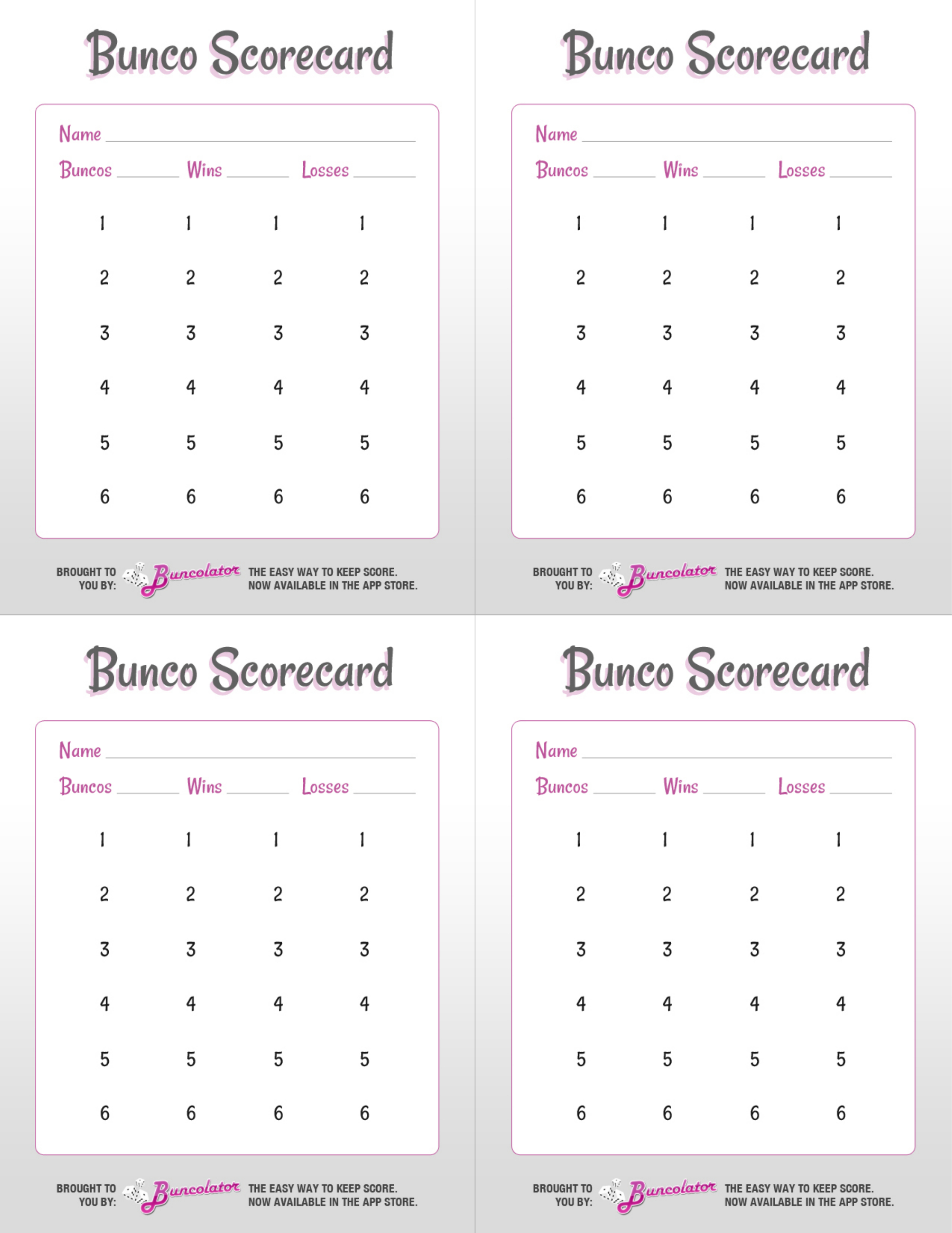 Free Printable Scorecards For Bunco - Saferbrowser Yahoo Image - Free Printable Bunco Game Sheets