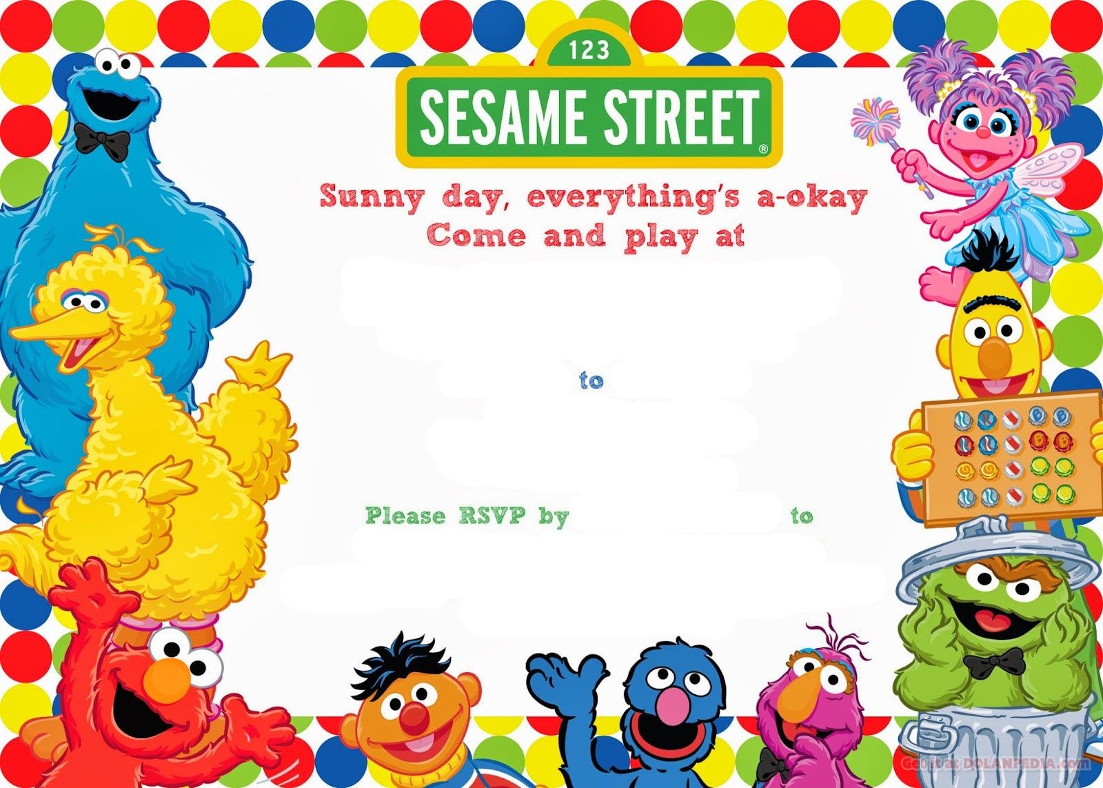 Free Printable Sesame Street Birthday | Free Printable Birthday - Free Printable Sesame Street Cupcake Toppers