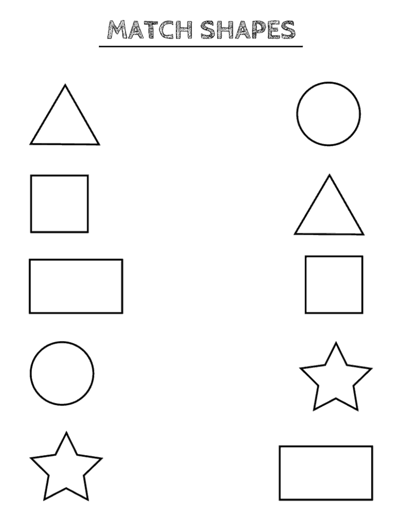 Free Printable Shapes Worksheets For Toddlers And Preschoolers - Shapes Worksheets Printable Free