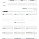 Free Printable Simple Monthly Budget Template Pdf Download   Free Printable Personal Budget Template