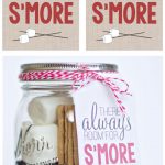 Free Printable S'mores Gift Tag | Sweets And Treats! | Food Gifts   Free Printable Mason Jar Gift Tags