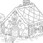 Free Printable Snowflake Coloring Pages For Kids   Free Printable Gingerbread House