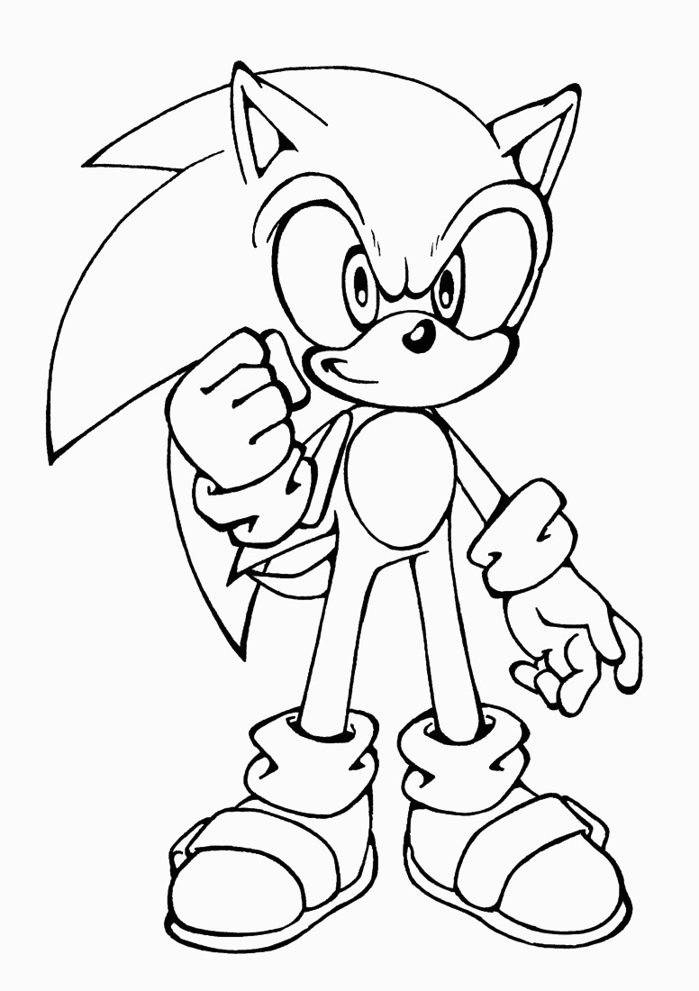 Free Printable Sonic The Hedgehog Coloring Pages For Kids For Sonic - Sonic Coloring Pages Free Printable
