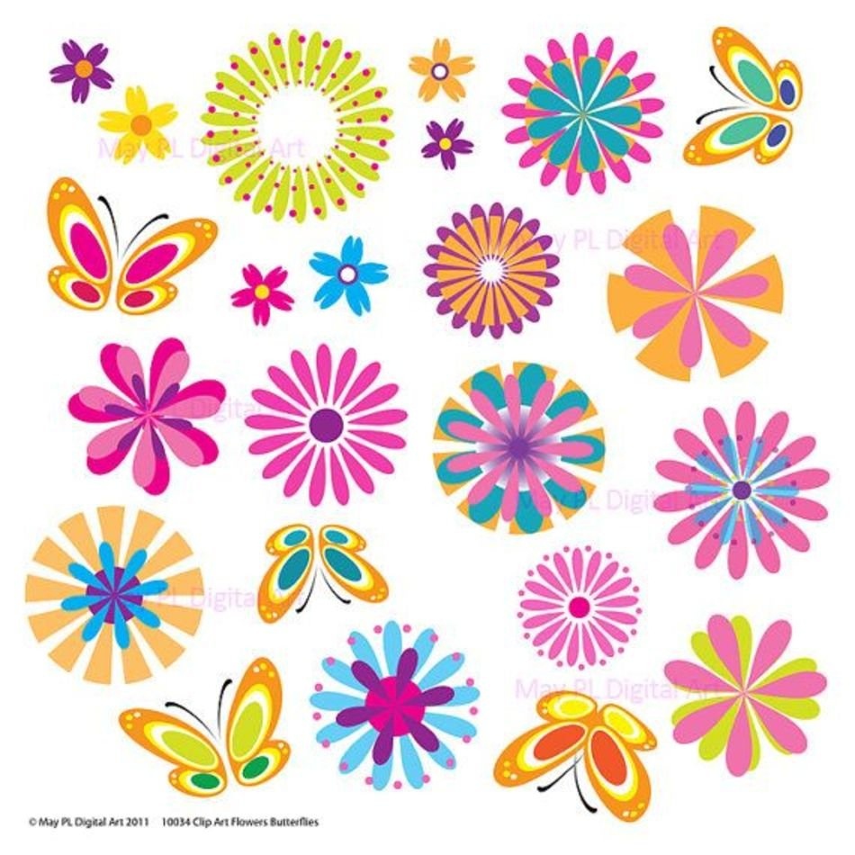 Free Printable Spring Flowers Clip Art N3 Free Image - Free Printable Flowers