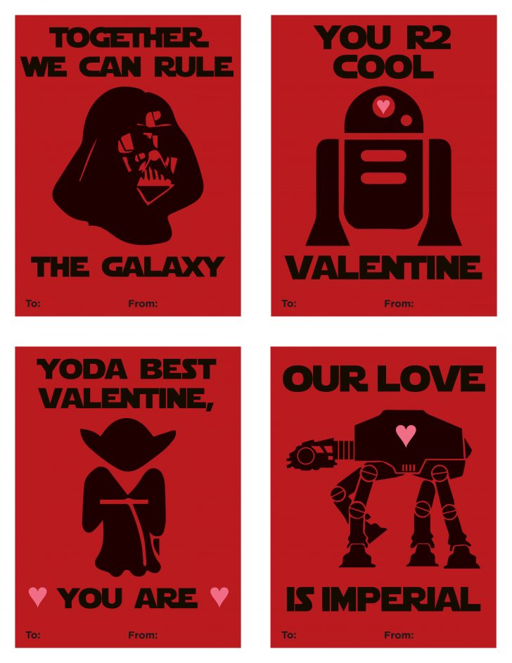 Star Wars Printable Cards Free