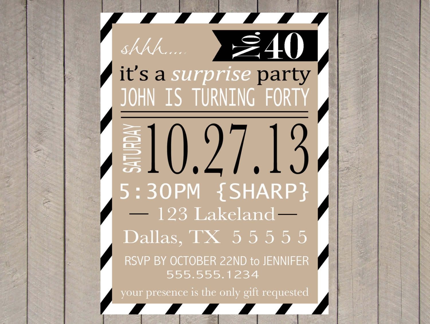 Free Printable Surprise Party Invitation Templates | Invitations In - Free Printable Surprise 40Th Birthday Party Invitations
