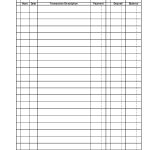 Free Printable Template Chores | Free Printable Check Register   Free Printable Check Register
