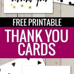 Free Printable Thank You Cards | Freebies | Free Thank You Cards   Free Printable Thank You Notes