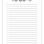 Free Printable To Do Checklist Template   Paper Trail Design   Free To Do List Template Printable