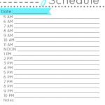 Free Printable Toddler Daily Schedule Template Planner Sheets For   Free Printables For Toddlers