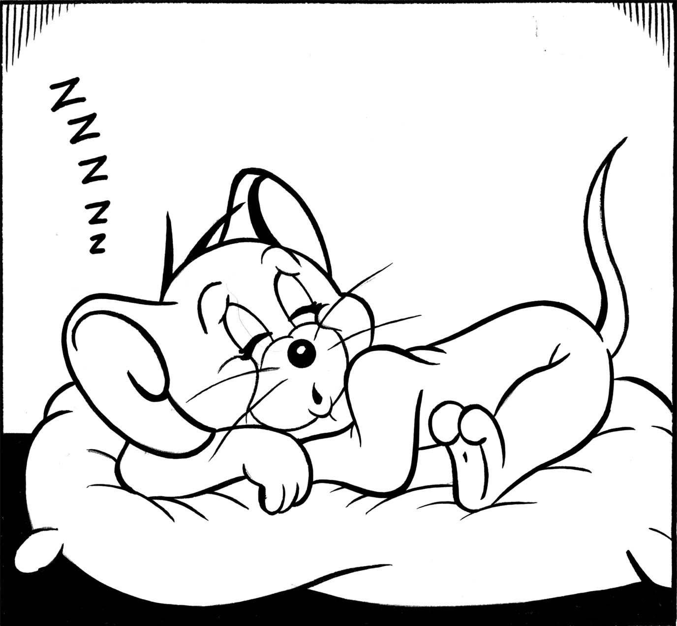 Free Printable Tom And Jerry Coloring Pages For Kids - Coloring Home - Free Printable Tom And Jerry Coloring Pages