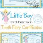 Free Printable Tooth Fairy Certificates | Parenting | Tooth Fairy   Free Printable Notes From The Tooth Fairy