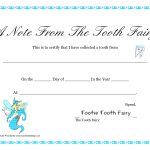 Free Printable Tooth Fairy Letter | Tooth Fairy Certificate   Free Printable Notes From The Tooth Fairy