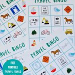 Free Printable Travel Bingo Game | Travel Tips & Ideas | Travel   Free Printable Car Bingo