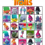 Free Printable Trolls Movie Bingo | Violet's 5Th Birthday | Troll   Free Printable Trolls