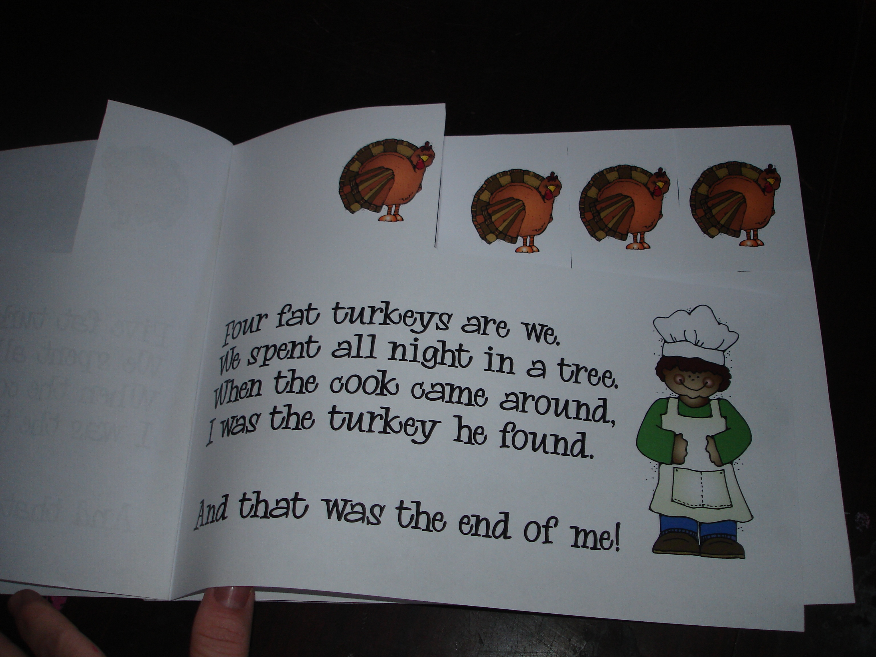 Free Printable Turkey Book – Language And Counting Practice - Thanksgiving Printable Books Free