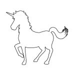 Free Printable Unicorn Stencils | Crafts & Sewing | Unicorn Stencil   Free Printable Unicorn Template