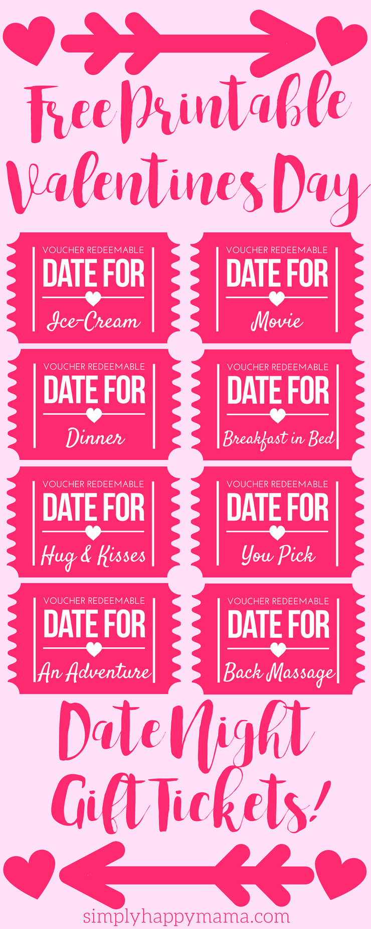 Free Printable Valentines Day Coupons | Simply Happy Mama - Free Printable Valentines Day Coupons For Boyfriend