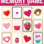 Free Printable Valentine's Day Memory Games For Kids   Play Party Plan   Free Printable Adult Valentines Day Cards