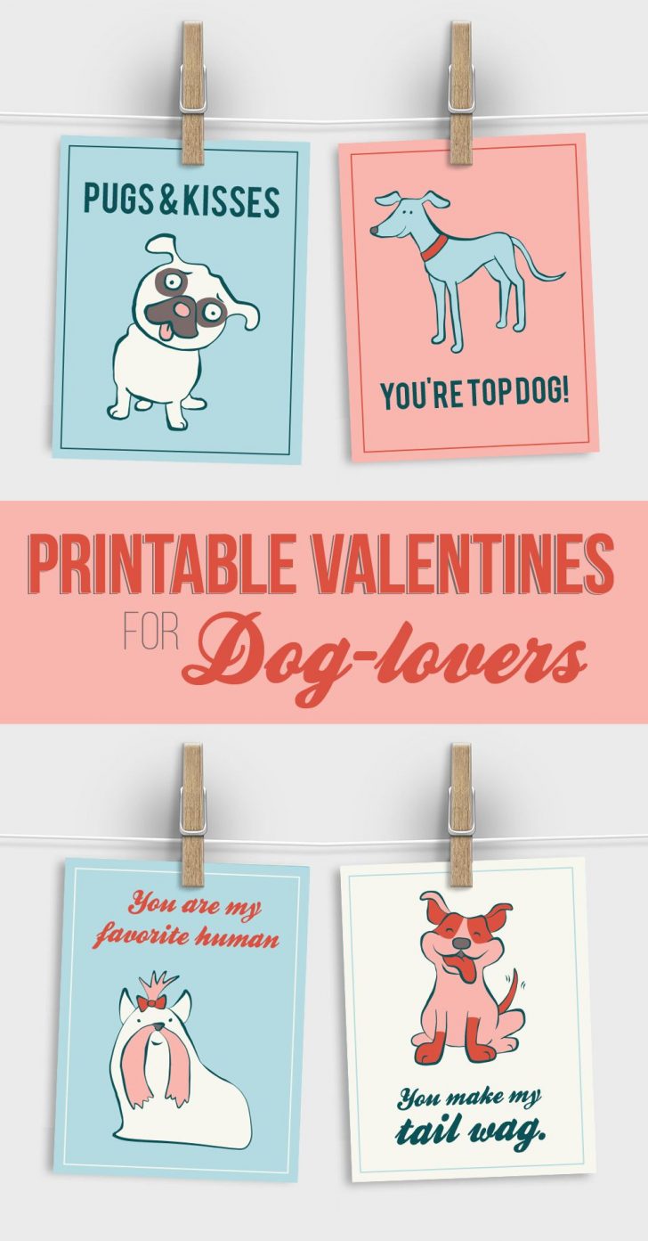 Free Printable Dog Valentines Day Cards