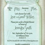Free Printable Wedding Invitations Mason Jars | Rustic Wedding Ideas   Free Printable Mason Jar Invitation Template