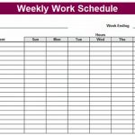 Free Printable Weekly Employee Schedule Download Them Or Print   Free Printable Weekly Schedule