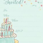 Free Printable Whimsical Birthday Party Invitation Template | Party   Invitations Templates Online Free Printable