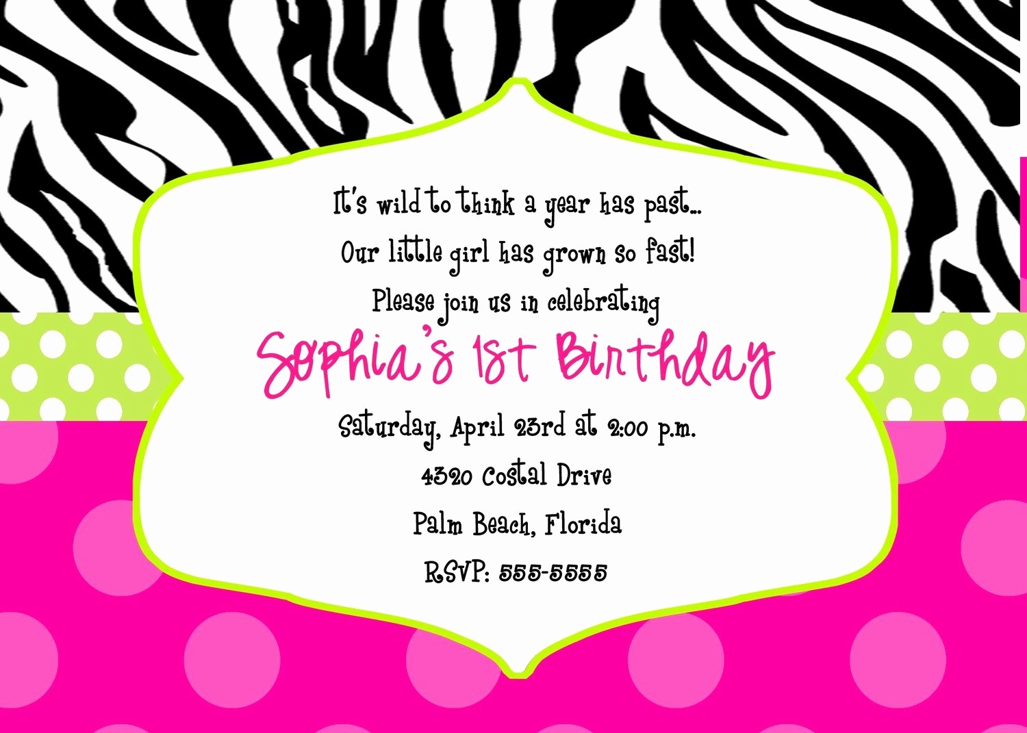 Free Printable Zebra Print Birthday Invitations - Demir.iso - Free Printable Animal Print Birthday Invitations