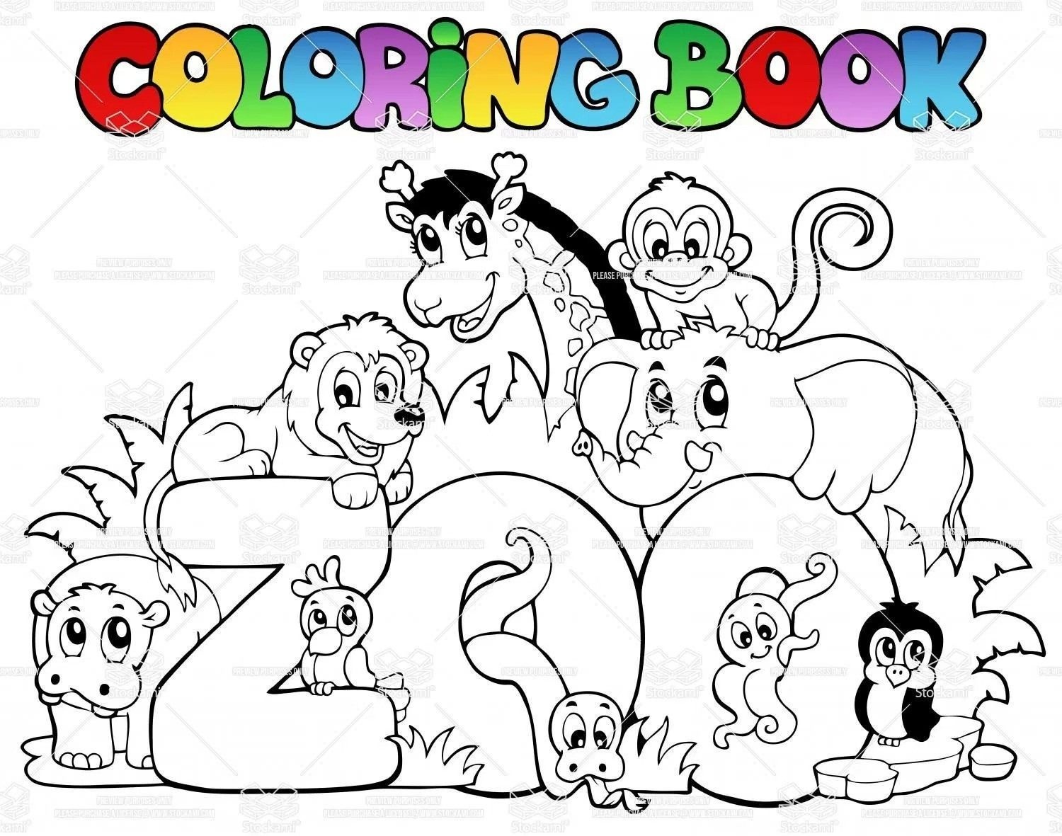 Free Printable Zoo Animal Coloring Pages For Preschool Image On - Free Printable Pictures Of Zoo Animals