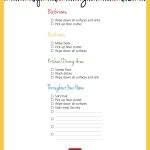 Free Printables! Daily, Weekly & Monthly Cleaning Schedule   Free Printable Daily Cleaning Checklist