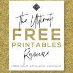 Free Printables • Free Wall Art Roundups • Little Gold Pixel   Free Printable Art Pictures