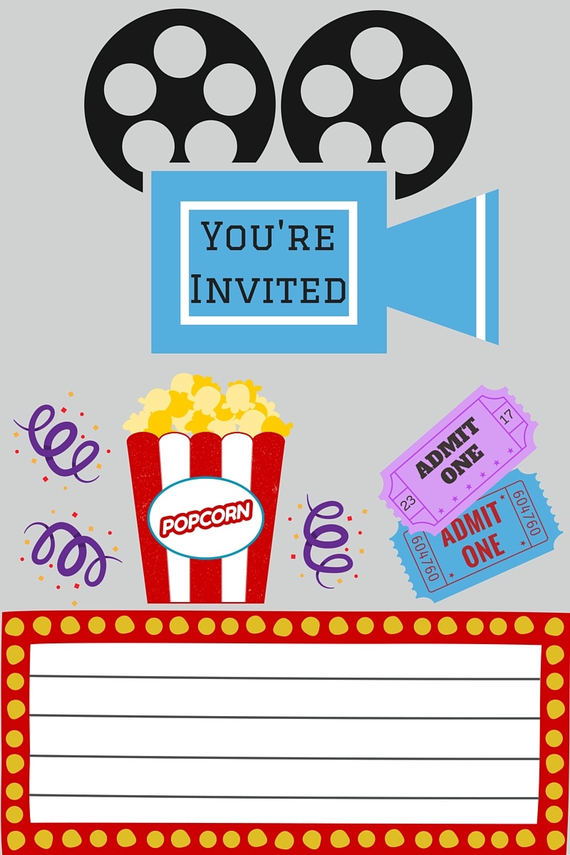 Free Printable Movie Themed Invitations Free Printable