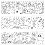 Free Printables} Read + Grow Coloring Bookmarks For Back To School   Free Printable Book Marks