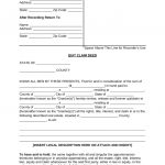 Free Quit Claim Deed Forms   Pdf | Word | Eforms – Free Fillable Forms   Free Printable Beneficiary Deed