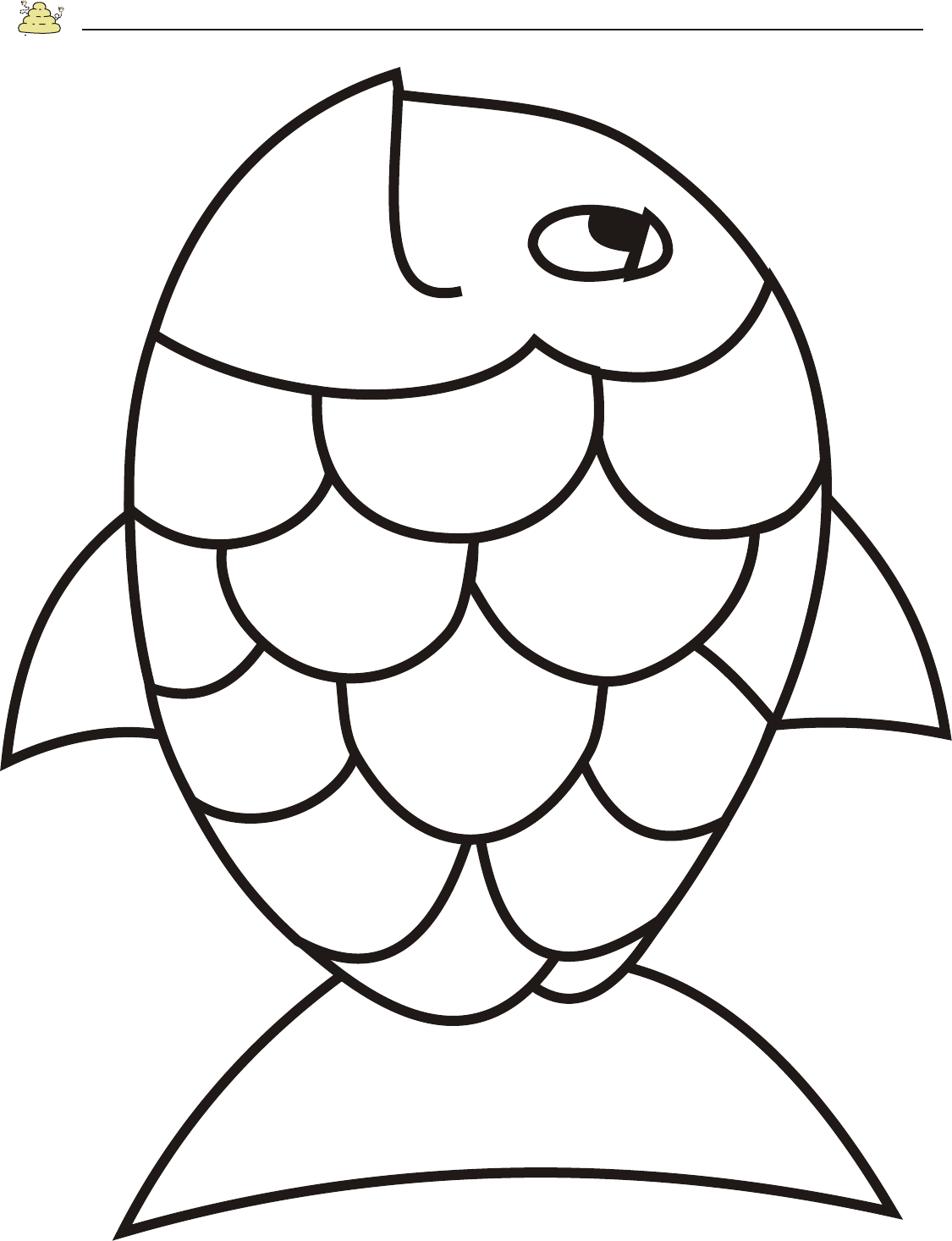 Free Rainbow Fish Template - Pdf | 2 Page(S) | Page 2 | Vbs - Free Printable Fish Stencils