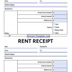 Free Rent Receipt Template Mac | Lazine   Free Printable Rent Receipt