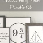 Free Set Of Harry Potter Printables – Salty Willows   Free Harry Potter Printables