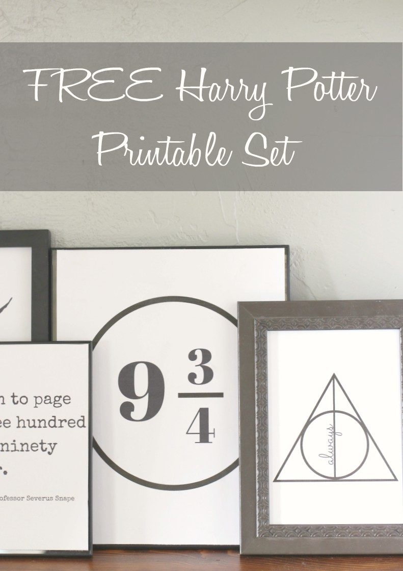 Free Set Of Harry Potter Printables – Salty Willows - Free Harry Potter Printables