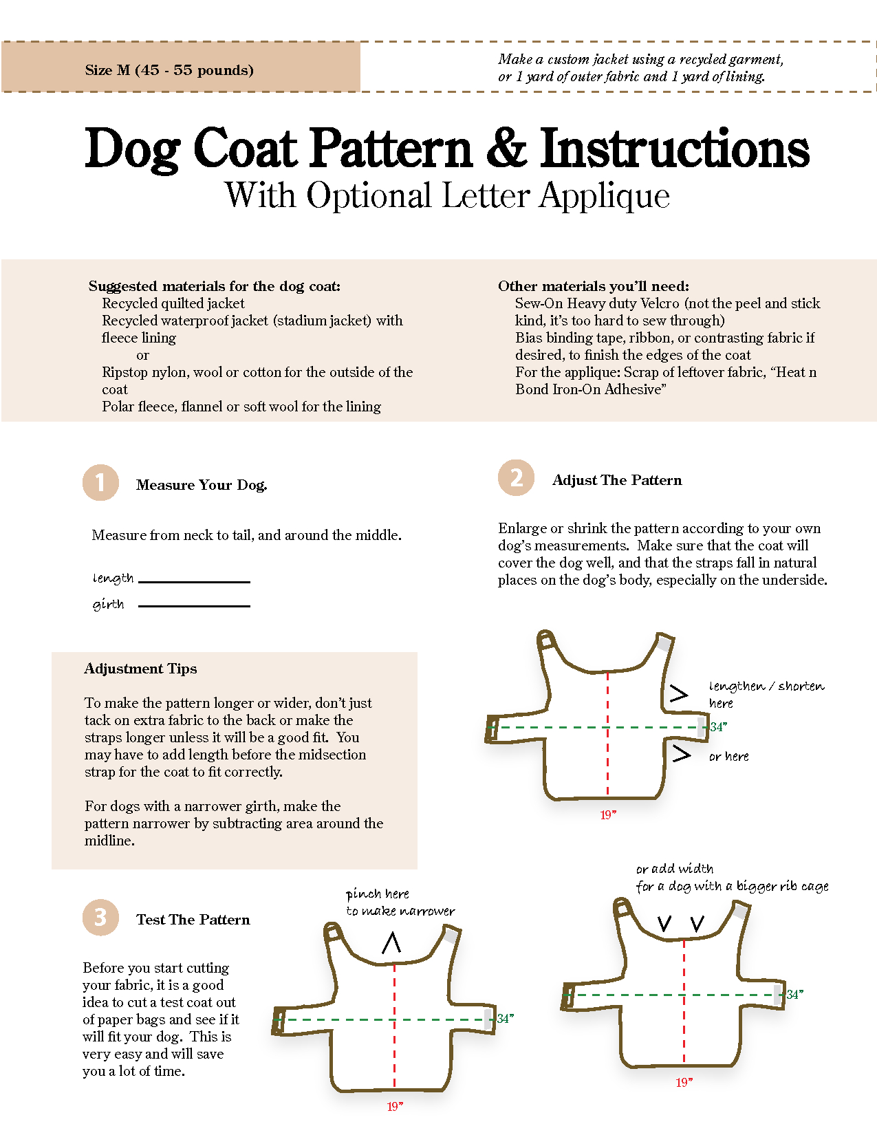 Free Sewing Patterns For Dog Clothes - New Zealand Of Gold Discovery - Dog Coat Sewing Patterns Free Printable